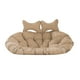 thumbnail image 1 of Cojín de silla de columpio doble, cesta colgante, almohadilla gruesa para jardín, interior, exterior, balcón, mecedora Fivean unisex, 1 of 2