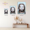 thumbnail image 4 of Eastern Print, Jesus Smile Poster, Laughing Christ, Christ's Smile, Jesus Portrait, Jesus Christ Print Decor, Jesus Wall Decor, Jesus Christ Portrait, Christian Art, Jesus Wall Art UNFRAMED 8x12, 4 of 4