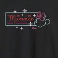 thumbnail image 3 of Disney - Minnie Mouse - Neon Minnie Sign - Men's Long Sleeve T-Shirt, 3 of 5