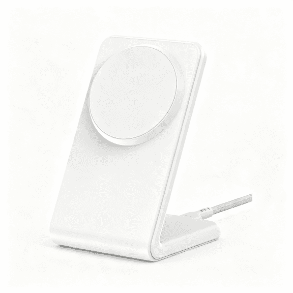 GJX Charger-Fast Magnetic Wireless Charger for Iphone 12-17 Series,White for Iphone Charger Stand Stable Display Phone Charger Stand