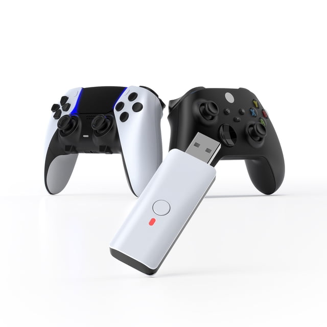 Convertisseur Sans Fil Compatible avec Consoles PS5/PS4/Switch/Xbox/PC/Steam Deck Adaptateur de Manette