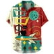 thumbnail image 3 of Camisas casuales de manga corta con estampado de gato negro para hombre, camisa hawaiana de playa de verano con botones para adultos, ropa de moda para hombre., 3 of 6
