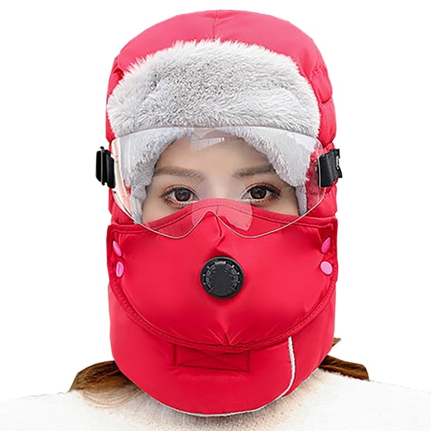 Gorros para hombre y mujer, para exteriores, para montar a caballo, cálidos, a prueba de viento, para esquiar en invierno, con protección para el cuello integrada, a prueba de viento, para exteriores,
