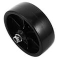thumbnail image 1 of HAMPPLIES Black Plastic Trailer Jack Wheel 1 Set For Boat Trailer Maintenance And Repair, 1 of 6