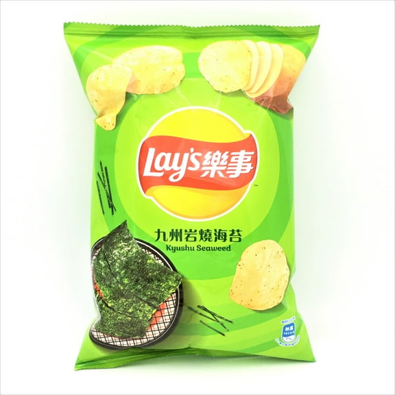 Lay's Kyushu Seaweed Flavored Potato Chips 59.5g 樂事九州岩燒海苔洋芋片
