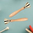 thumbnail image 4 of Miangastore 1 Pair Handheld Bell Toys Hand Bells Percussion Instrument Children Musical Toys, 4 of 9