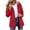Red, variant on Livrdious Lightweight Rain Jacket for Womens Hooded Waterproof Windbreaker Casual Outdoor Coat with Pockets Travel Hiking Daily Wear, S-5X