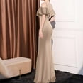 thumbnail image 5 of Cavosen One Shoulder Dresses for Women Bodycon Spaghetti Maxi Mermaid Short Sleeve Evening Gowns Cocktail Elegant Dress, 5 of 5