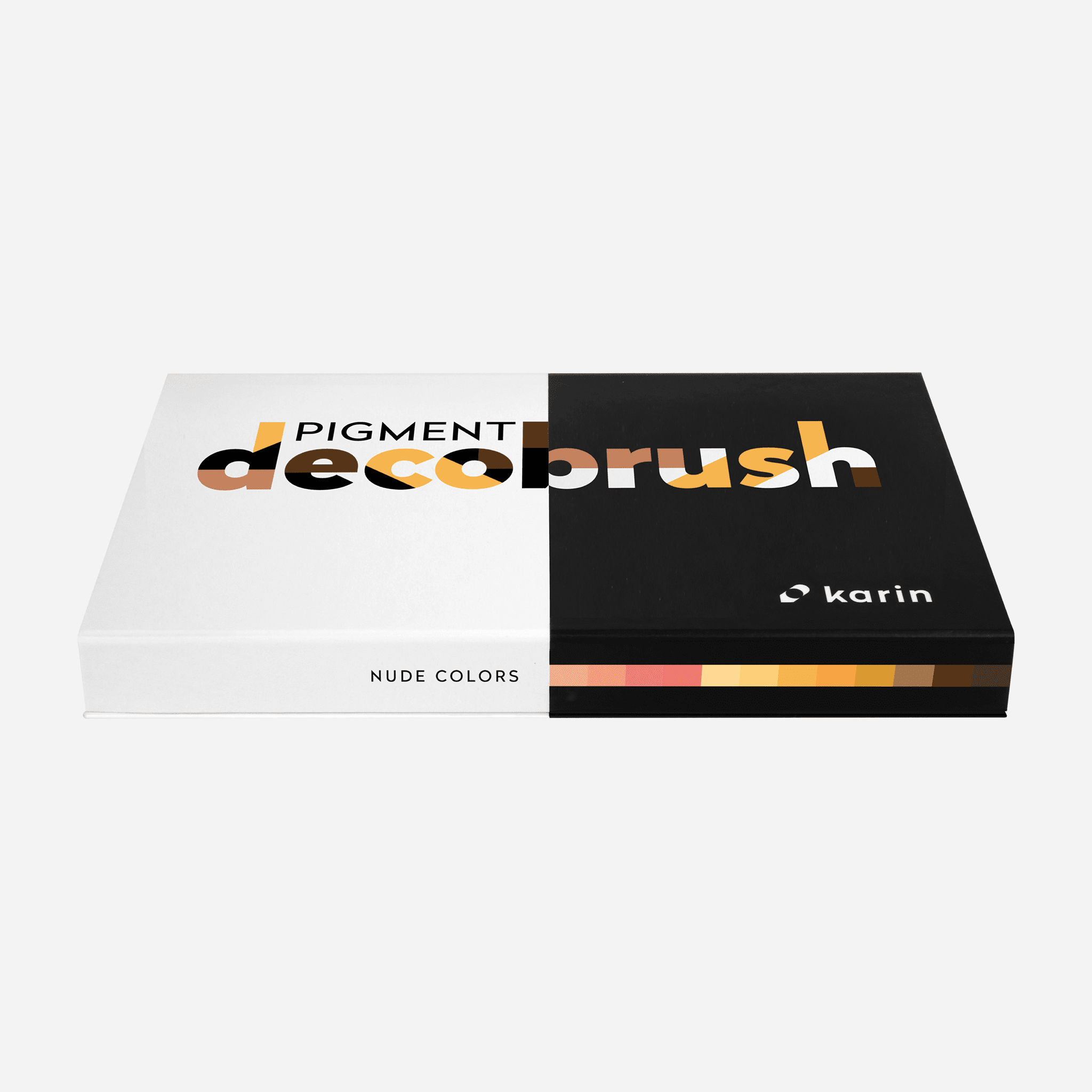 Karin Pigment Decobrush Markers - Set of 12, Nude Colors