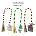 thumbnail image 2 of Halloween Wood Bead Garland With Tassel Beaded Tiered Tray Decor Prayer Bead Wall Hanging Decor Halloween Party Ornament, 2 of 4