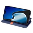thumbnail image 4 of For Iphone 15 Pro Cubic Grid Pressed Magnetic Leather Phone Case(Blue),iPhone 16, 4 of 6