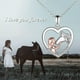 thumbnail image 3 of Horse Pendant Necklace Sterling Silver Girls with Horse Gift For Women Girls, 3 of 4