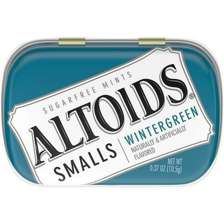 Altoids Smalls Sugar Free Wintergreen Mints, 0.37 Ounce -- 108 per Case.