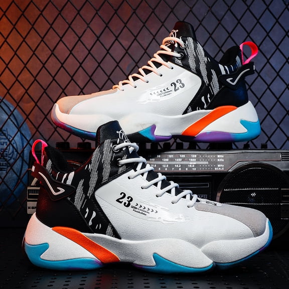 Low-Top Sneakers - Upper & Sole Basketball Shoes Suitable for Casual/ Wear - Lace-Up Joggers Suitable for Gym, Everyday Use - Unisex Athletic Footwear (No)