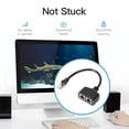 thumbnail image 6 of 2Pack RJ45 Ethernet Splitter Cable Network Adapter RJ45 1 Male to 2 Female, Suitable Cat5-Cat7 Connector LAN Ethernet Cables Internet Splitter Adapter Cable Socket Connector, 6 of 8