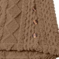 thumbnail image 6 of Fleece Jackets for Women Plus Size Hooded Long Sleeve Solid Color Warm Winter Coat Casual Thicken Fleece Lined Cardigan Outerwear, 6 of 8