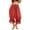 Red, variant on Clothing 2025 Women's Casual Pants Women Ruffle Hem Capris Lace Trim Pantaloons Underwear Pants Slips for Under Dress Hollow Lace Lace Home Clothes for Women Casual Pants