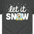 thumbnail image 3 of SpongeBob SquarePants - Let It Snow - Toddler And Youth Short Sleeve Graphic T-Shirt, 3 of 6