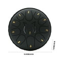 thumbnail image 2 of Steel Tongue Drum Kids Instrument: Musical Metal Tank Drums Set 6 Inch 11 Notes C-Key for Meditation Yoga Education Percussion with Bag, Music Book, Mallets, Finger Picks(15 Colors Available), 2 of 5