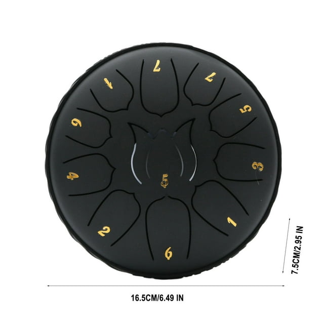 Birdeem 6-Inch 11 Tone Childrens Hand Drum Forget Worry Drum Adult Hand Disc Drum
