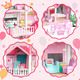 thumbnail image 2 of Gran Casa De Muñecassueño Princesa Castillo 14 Habitaciones Xtellar rosa, 2 of 4