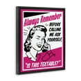 thumbnail image 4 of Stupell Industries Funny Is This Textable Novelty Painting Black Floater Framed Art Print Wall Art, 17 x 21, 4 of 10