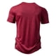 thumbnail image 4 of pstuiky camisetas de hombre, Camiseta de manga corta con cuello redondo y estampado liso para hombre ropa de hombre s, 4 of 7