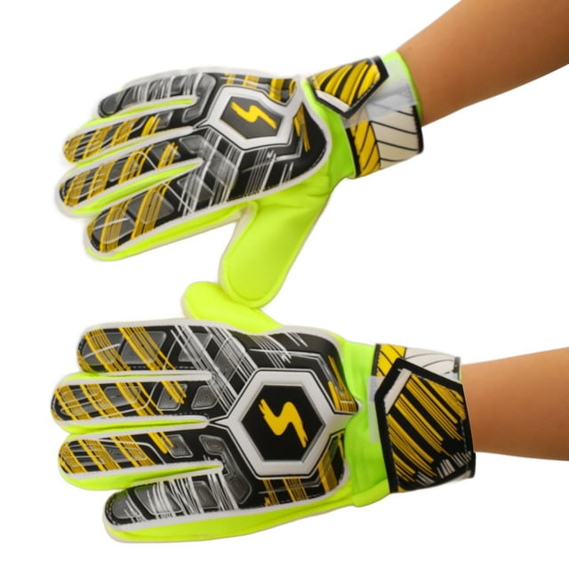 Guantes De Portero De Fútbol, Guantes Profesionales Para El Portero Con Tela Antidelipule Transpirable, Protector De Los Dedos Para Capacitación