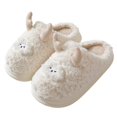 thumbnail image 4 of Vedolay Slippers Women Indoor House Slippers Soft Slip-On Bedroom Slippers Cozy Home Shoes White,37, 4 of 5