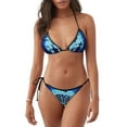 thumbnail image 1 of Gaeub Halloween Trick Or Treat Print Women's Triangle Bikini,String Bikini Set,Two Piece Swimsuit Bathing Suits, 1 of 6