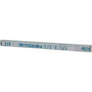 12" Long x 3/4" High x 1/2" Wide, Zinc-Plated Key Stock