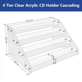 thumbnail image 2 of 3X 4Tier Clear Acrylic CD Holder Cascading CD Storage Rack,DVD/CD Display Rack & Vinyl Record Storage Stand,6 x Side panel 12 x card slot 48 x screw 48 x screw cap 3 x screwdriver, 2 of 7