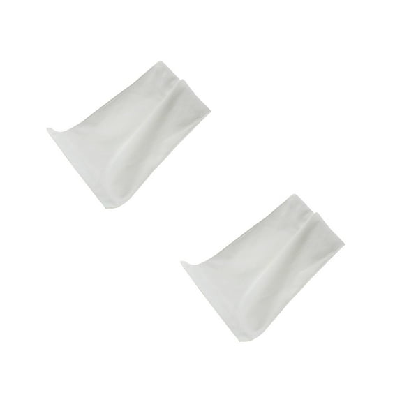 unbranded 2pcs 30x70cm Microfiber Cleaning Cloth Car Wash Towel Rags Kitchen Dish Towel Drying Absorber Household Cleaner for Polishing Waxing ( White )