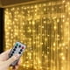 thumbnail image 3 of Guirnalda de luces LED navideñas para decoración del hogar, cortina de luces USB de 8 modos para fiestas, bodas, lámparas de cadena de hadas, decoración navideña de Año Nuevo 2025, 3 of 5
