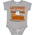 thumbnail image 3 of Inktastic Leftovers Are for Quitters with Pumpkin Pie Boys or Girls Baby Bodysuit, 3 of 5