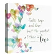 thumbnail image 2 of Masterpiece Art Gallery Faith Hope And Love Inspirational Sign By Carol Robinson Canvas Art Print 24" x 24", 2 of 2