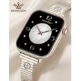 thumbnail image 3 of Wearlizer Slim Stainless Steel Watch Band Compatible with Apple Watch Band Women 38/40/41/42/44/45/46/49mm Jewelry Bracelet Strap for Series 11/10/9/8/7/6/5/4/SE/Ultra 3/2/1, 3 of 6