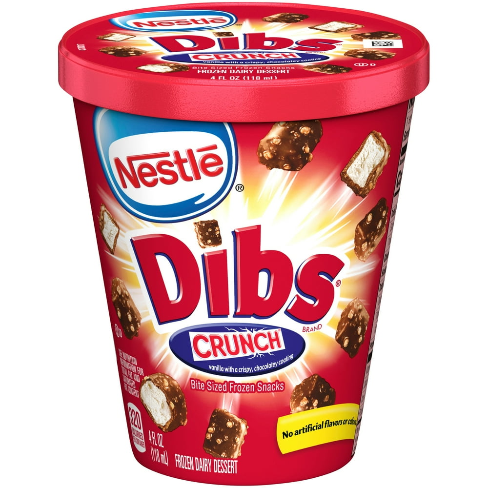 NESTLE DIBS Crunch Ice Cream 4 fl. oz. Cup