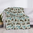 thumbnail image 3 of Fuzoiu Transport Train Print Flannel Blanket,Throw Blanket,Flannel Home Decor,Fleece Bed Blankets,Cozy Soft Blanket for Bed, Sofa, Camping, and Travel-40"x30", 3 of 6