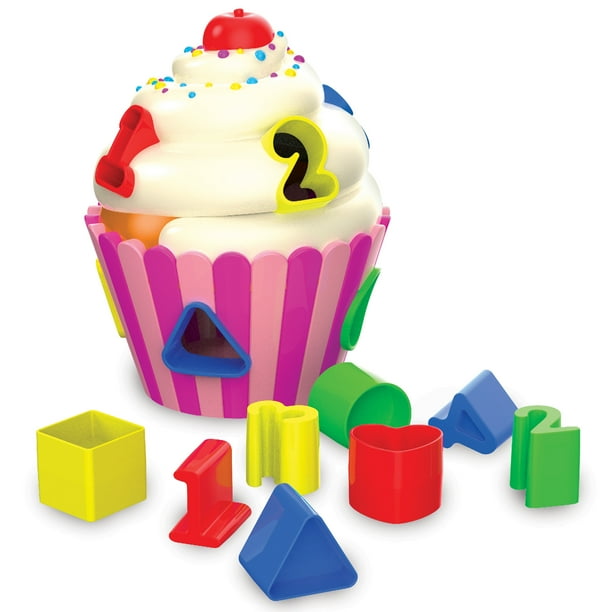 The Learning Journey Early Learning Cupcake Shape Sorter Baby and