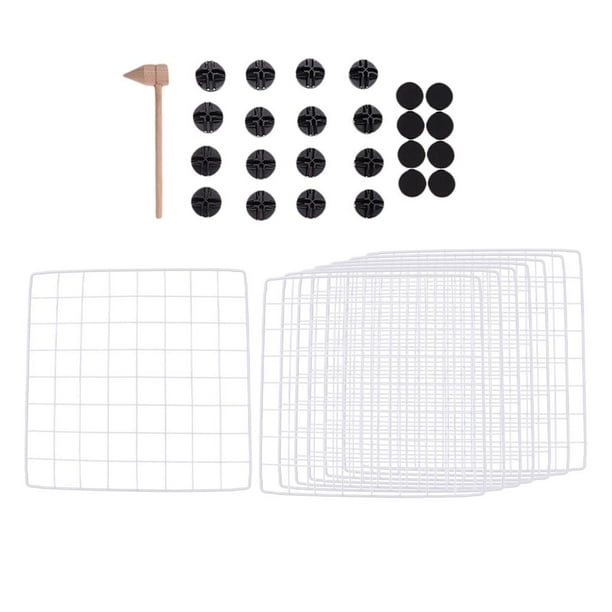 Jaula para perros pequeños, gatos, cachorros, cerca para hámster, conejos, ratones, interior y exterior S-blanco + hierro