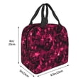 thumbnail image 3 of Easygdp Burgundy Tie Dye Bolsa Térmica Premium - Tela Oxford Impermeable, Gran Capacidad, Bolsillo Frontal, Unisex para Trabajo, Escuela, Actividades al Aire Libre y Picnics, 3 of 8