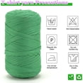 thumbnail image 2 of 200g Crochet Yarn for Crocheting,Thick Knitting Elastic Fabric Cloth T Shirt Yarn for Hand DIY Dolls Bags Basket Cushion Crocheting Projects, 2 of 4
