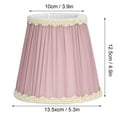 thumbnail image 2 of LIZEALUCKY Small Lamp Shades,3PCS Cloth Lamp Shade ,E14 Clip On Lampshade for Candle Chandelier Wall Lamp Table Light Indoor Decor[Pink], 2 of 9
