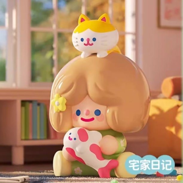 Figura de Anime de unicornio RiCO Happy Room Tour, caja misteriosa, bolsa de adivinación, juguetes, muñeca linda, adornos de escritorio, regalo de colección