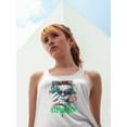 thumbnail image 2 of People Are Strange, Fashion Racerback Tank Women -Image by Shutterstock, Female Small, 2 of 4