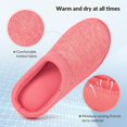 thumbnail image 2 of Women's Comfy Memory Foam Slip On House Slippers Washable Indoor/Outdoor Shoes, 2 of 7