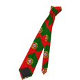 thumbnail image 6 of Men's Skinny Tie Portugal Flag Printed Neck Tie for Wedding Dating Party, 6 of 7