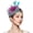 Navy blue, variant on Lightweight Fascinator Hat with Flower Feather Mesh for Women Tea Party Church