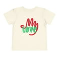 thumbnail image 2 of Bella+Canvas Toddler My Love Short Sleeve Tee, 2 of 3